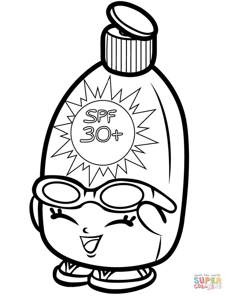 Sunny screen shopkin coloring page free printable coloring pages shopkins colouring pages shopkin coloring pages coloring pages