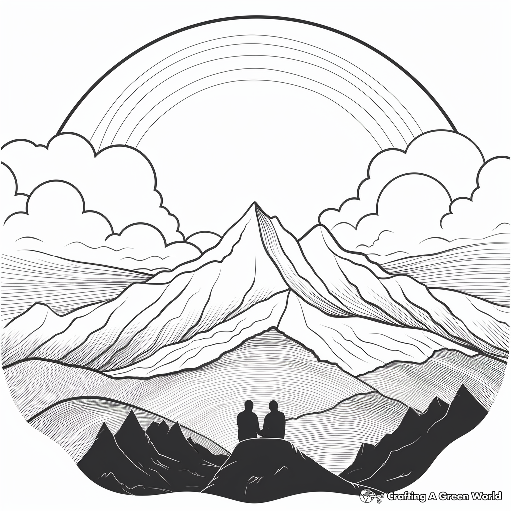 Sunset coloring pages