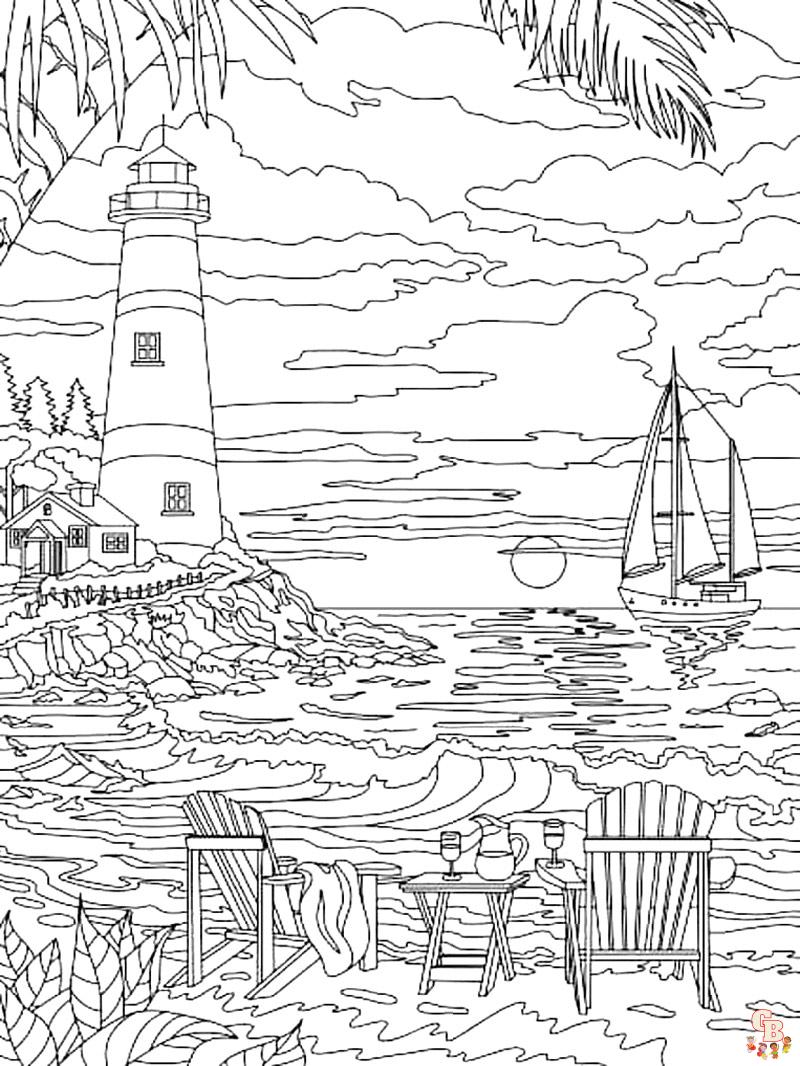 Sunset coloring pages coloring pages printable free and easy