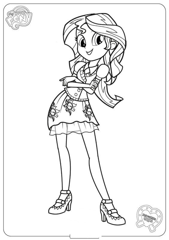 Equestria girls coloring pages printable for free download