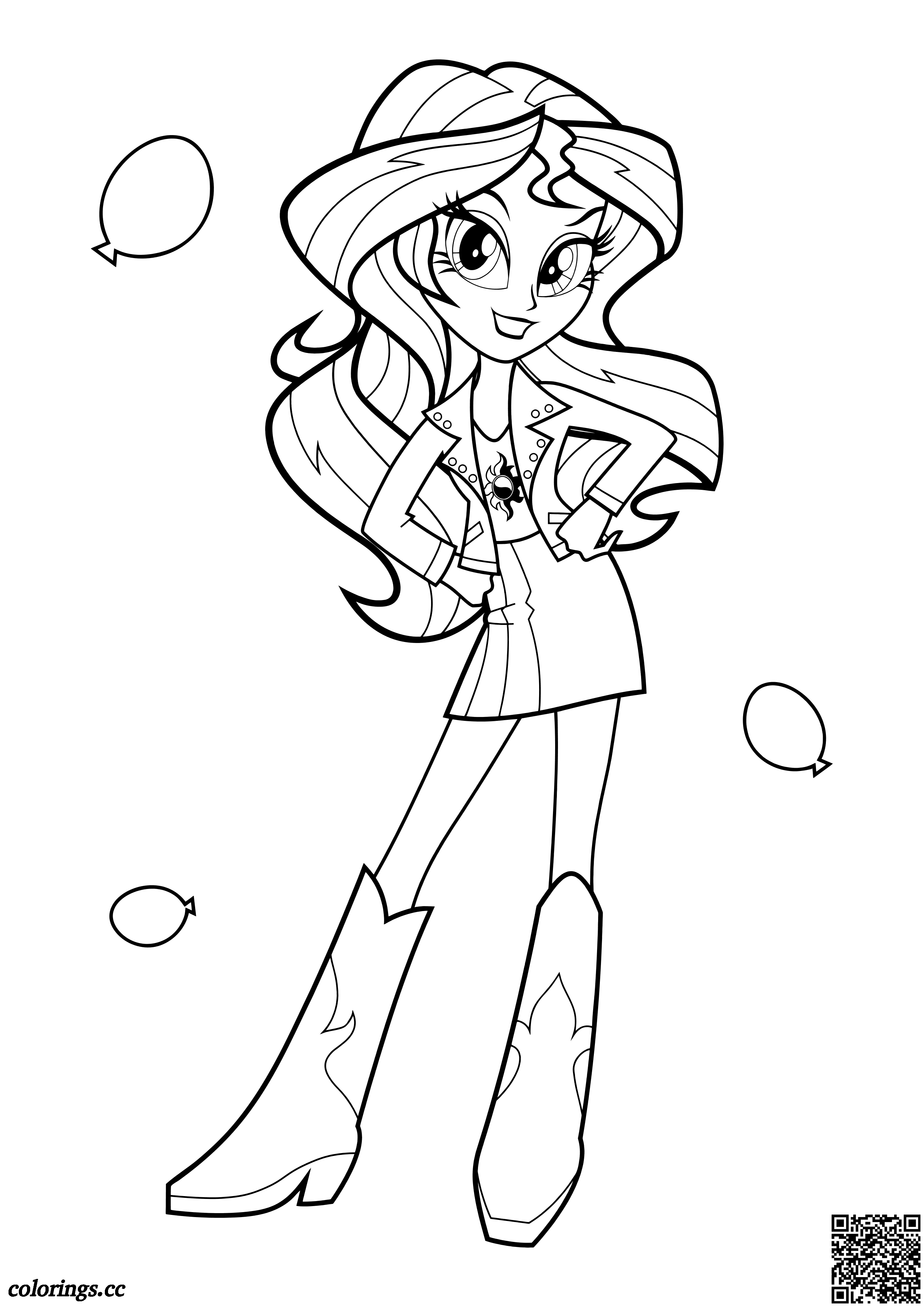 Sunset shimmer is a girl coloring pages my little pony equestria girls coloring pages