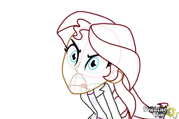 How to draw sunset shimmer from my little pony equestria girls