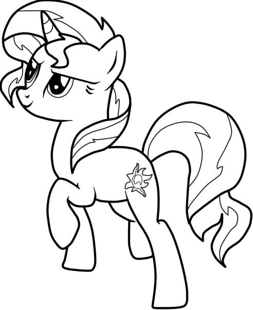 Coloring sunset shimmer my little pony coloring coloring pages sunset shimmer