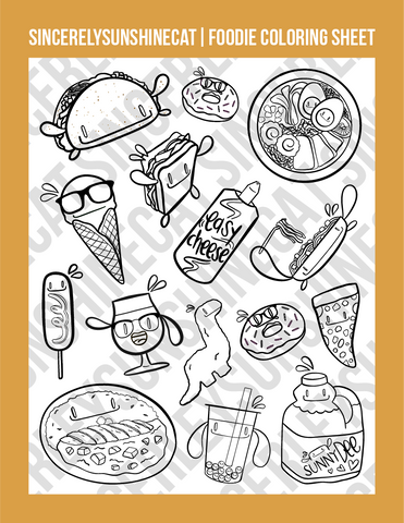 Coloring sheets â