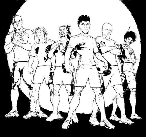 Supa strikas coloring pages