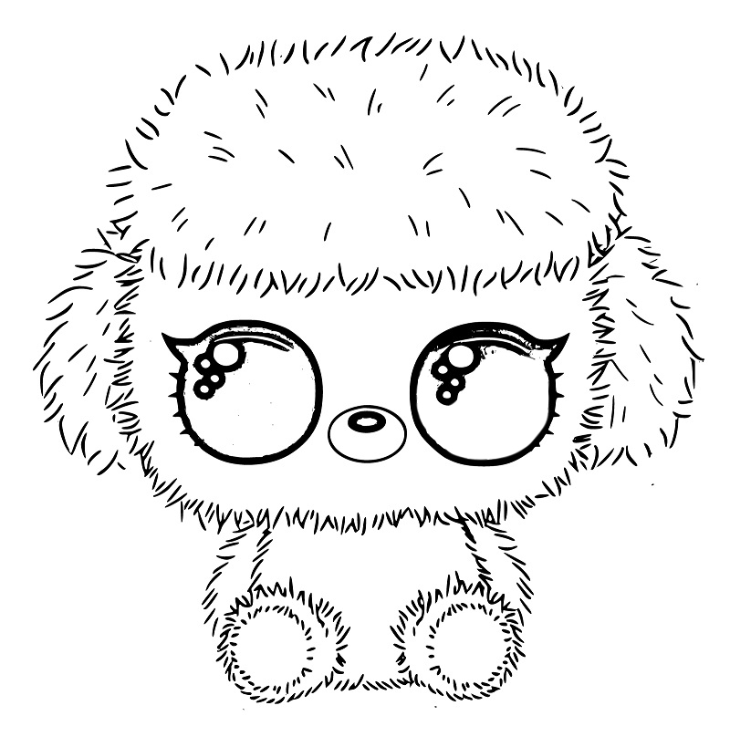Smooch lol surprise coloring page