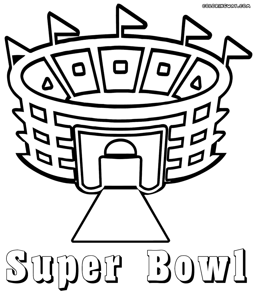 Super bowl coloring pages coloring pages to download and print