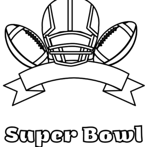 Super bowl coloring pages printable for free download