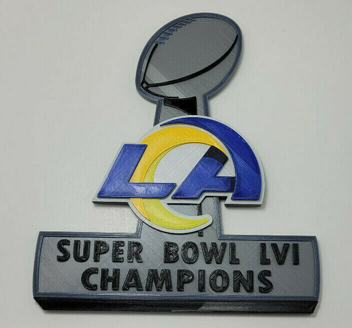 La rams super bowl lvi champs d football logo
