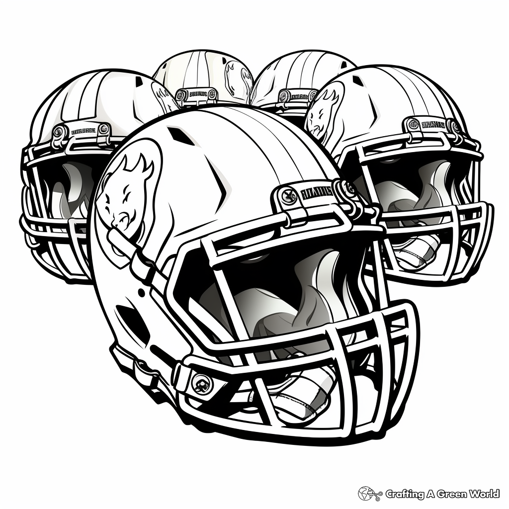 Super bowl coloring pages