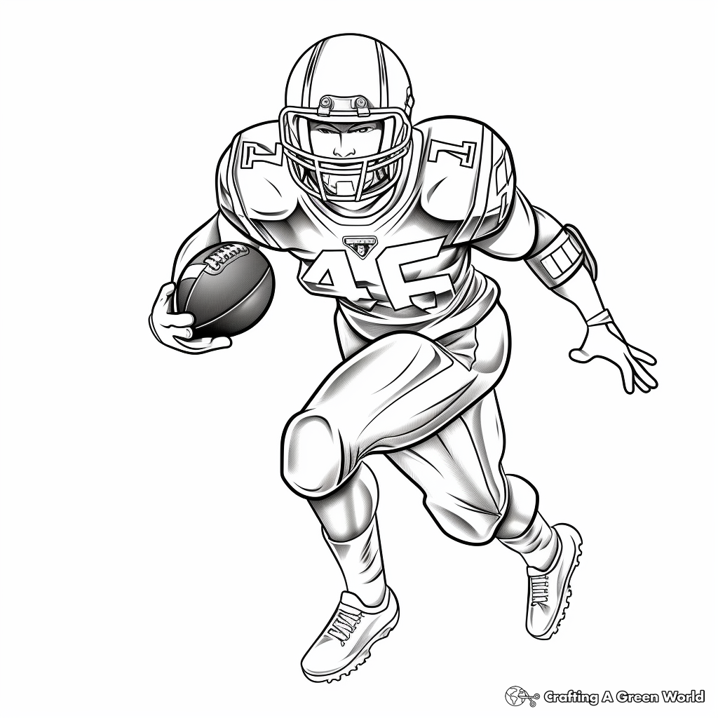 Super bowl coloring pages