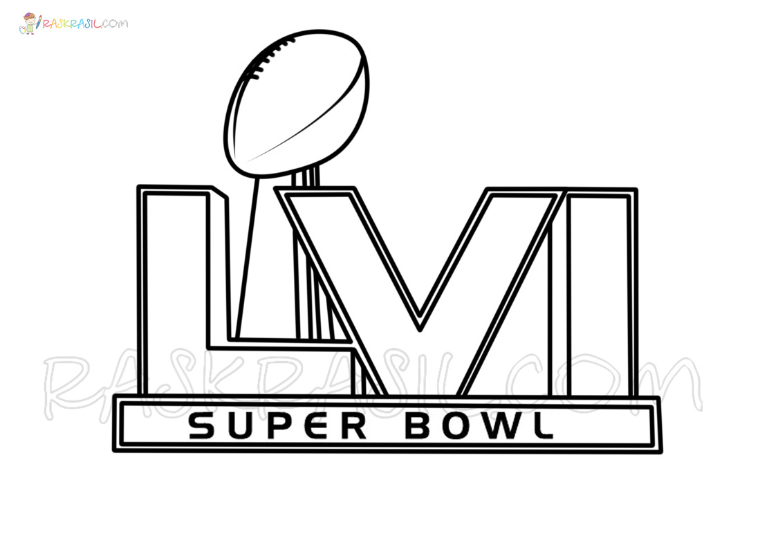 Super bowl coloring pages new pictures free printable