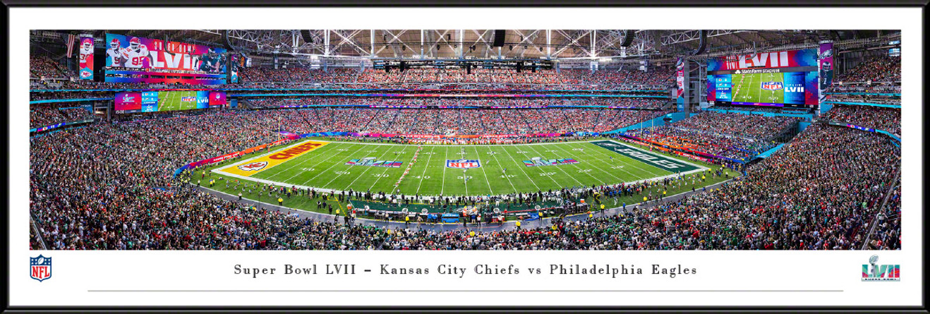 Super bowl lvii kickoff panoramic picture