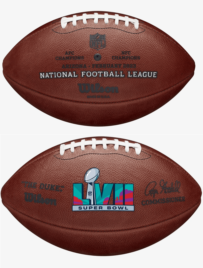 Super bowl lvii wilson official nfl game football philadelphia eagles vs kansas city chiefs
