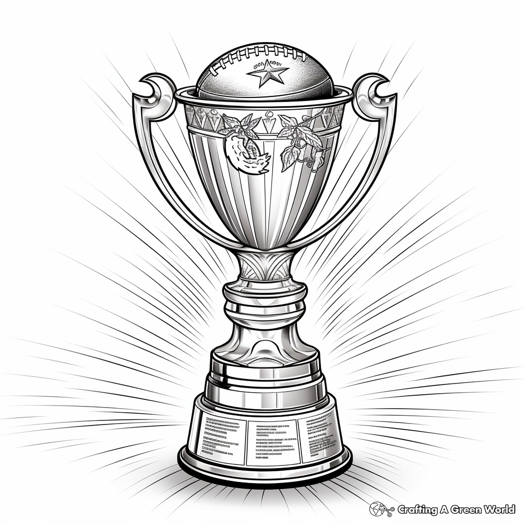 Super bowl coloring pages