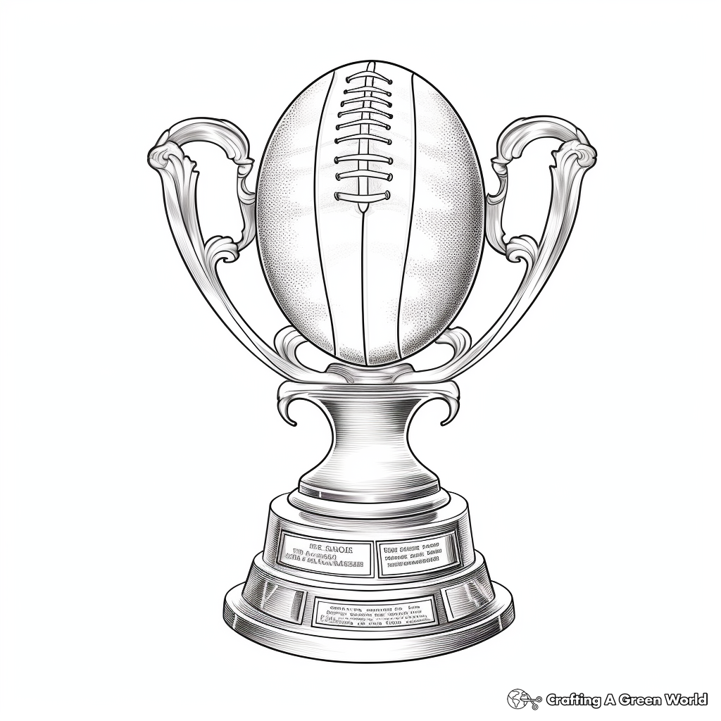 Realistic football coloring pages