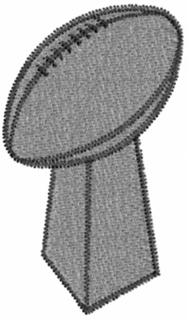 Superbowl trophy machine embroidery design embroidery library at