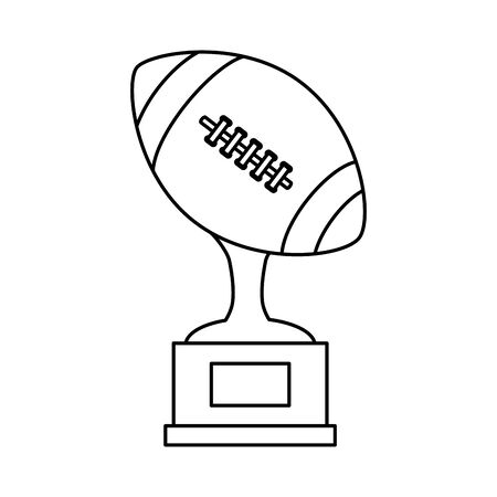 Superbowl trophy stock illustrations cliparts and royalty free superbowl trophy vectors