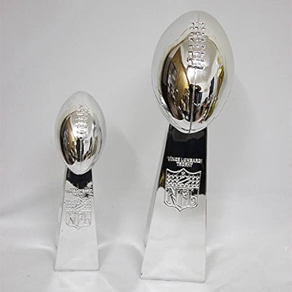 Cm vince lombardi trophy super bowl trophy rugby trophy sports outdoors