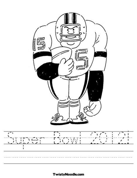 Super bowl worksheet football coloring pages sports coloring pages chicago bears colors