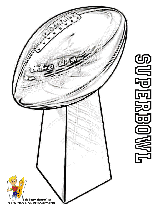 Superbowl football coloring pages coloring pages coloring pages for kids