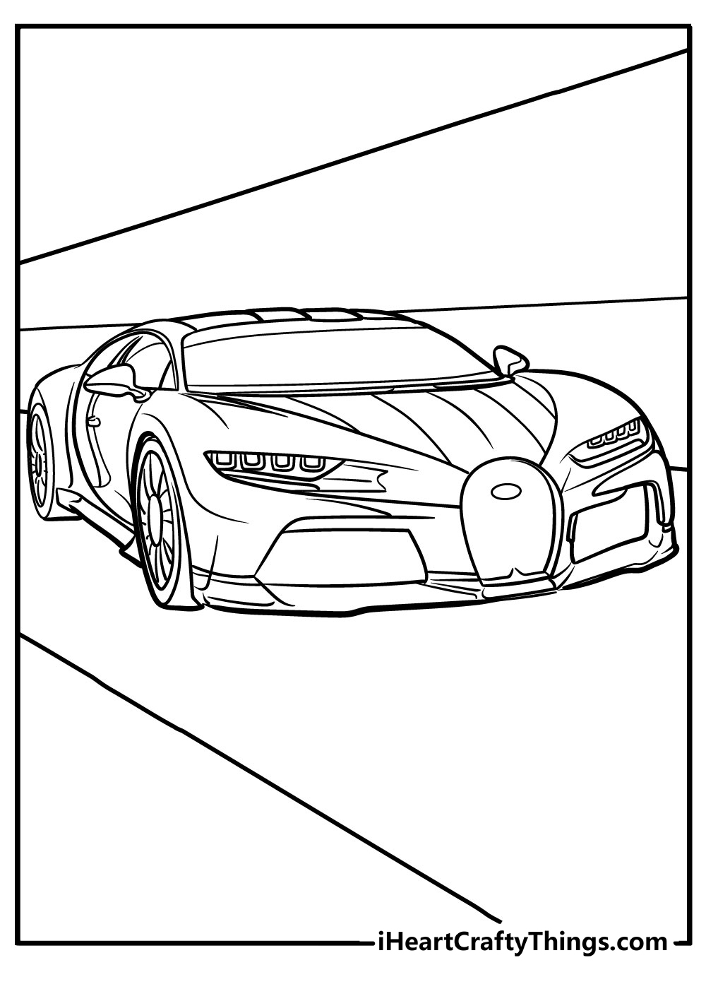 Super cars coloring pages free printables