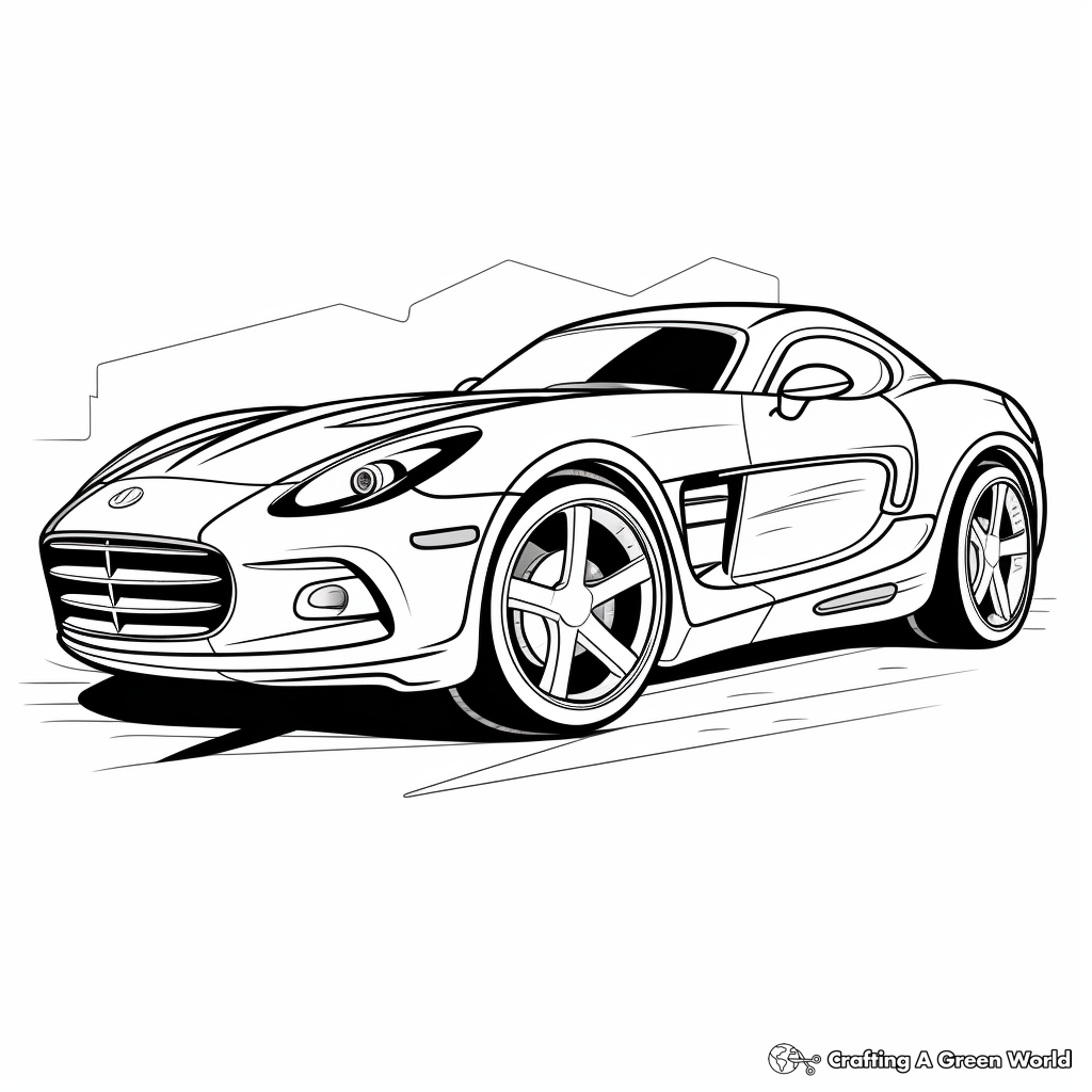 Car coloring pages