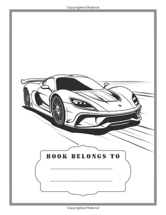 Exotic luxury cars race car coloring book dream luxury for men women k â mode art design