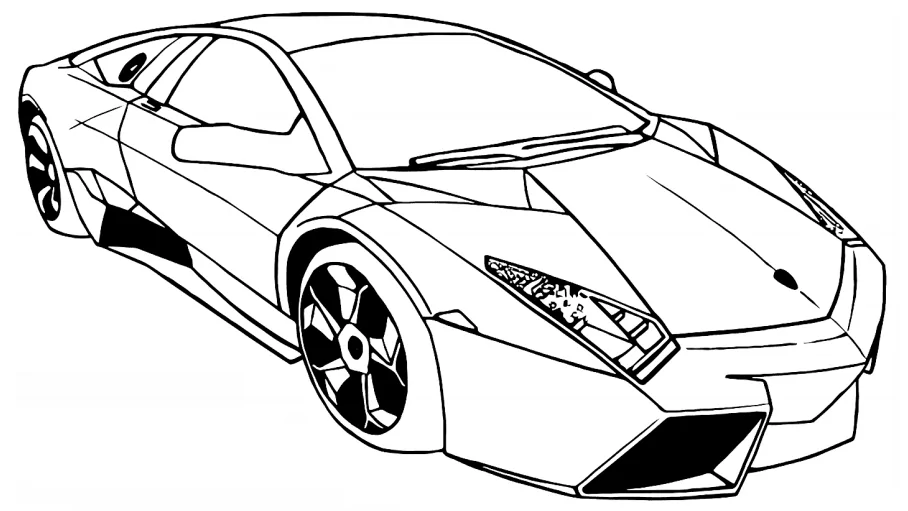 Super car malvorlagen