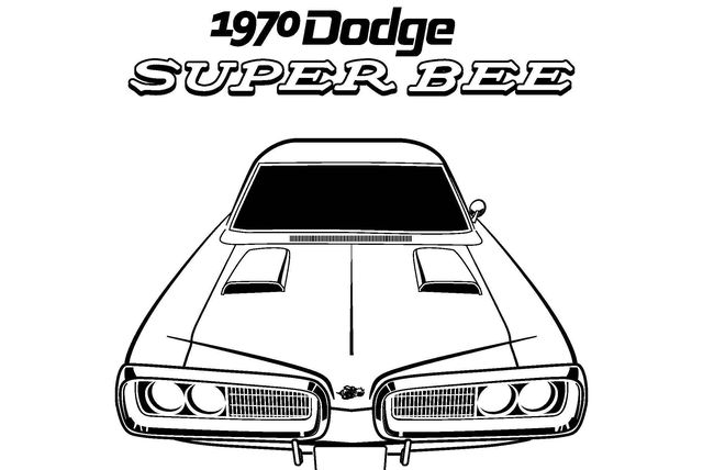 Get crafty with these amazing classic car coloring pages