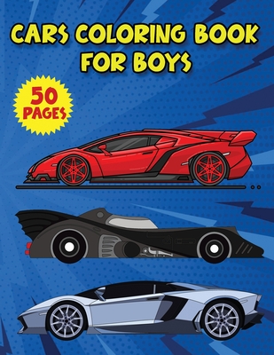 Cars coloring book for boys unique coloring pages for kids toddler paperback boswell book pany
