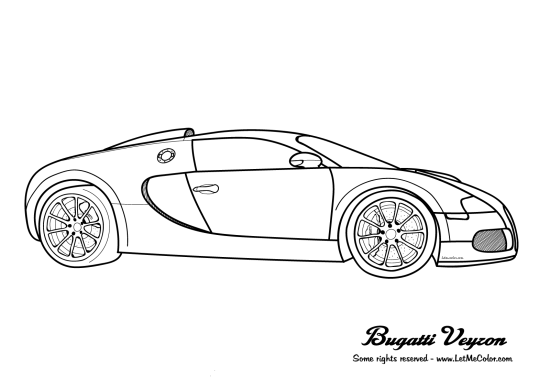 Coloring supercars