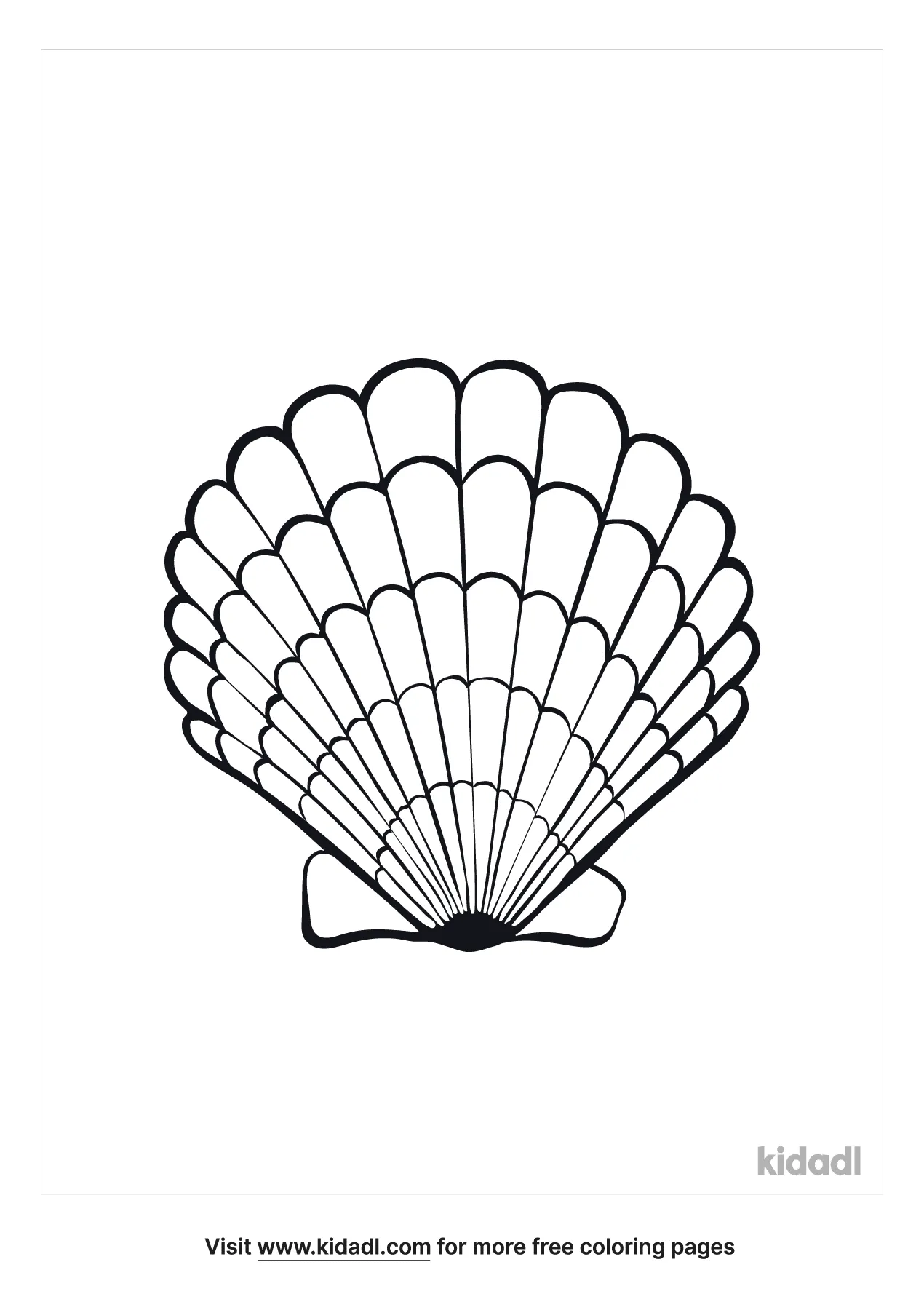 Free giant clam shell coloring page coloring page printables