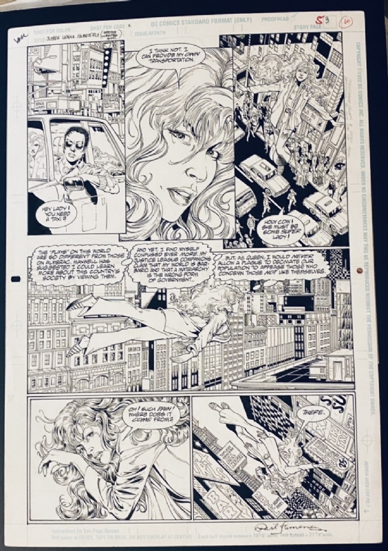 Justice league quarterly issue page maxima in ralph dulas maxima ic art gallery room