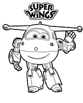Free super wings coloring pages for kids