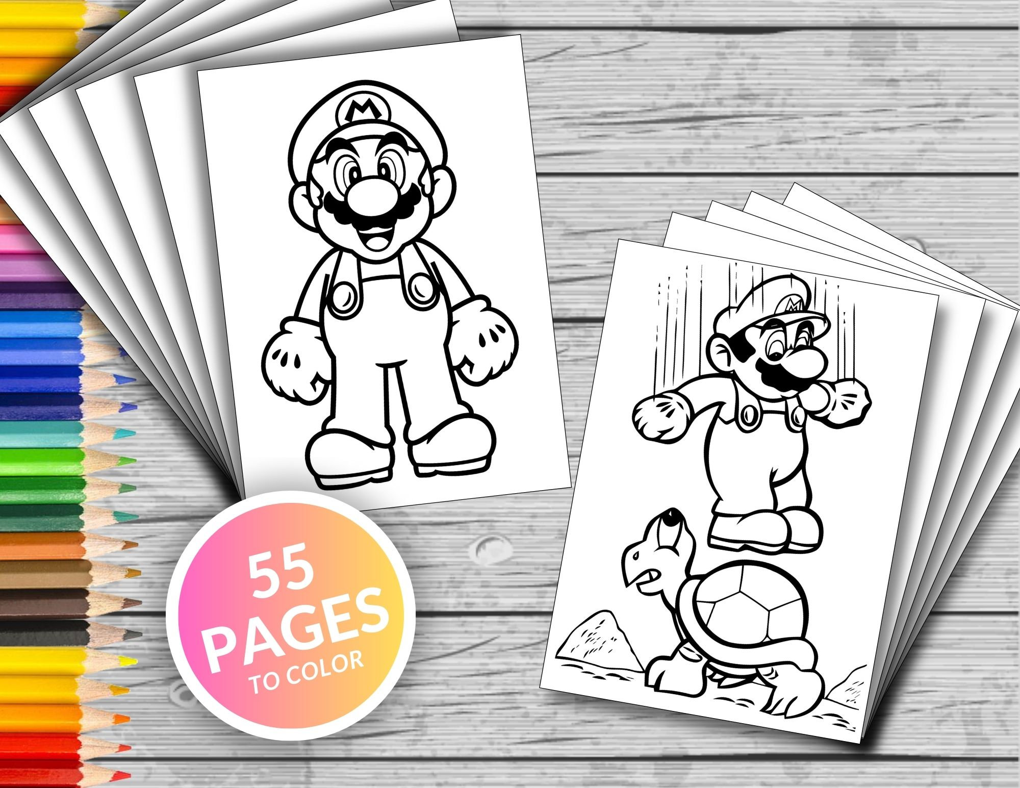 Super coloring pages