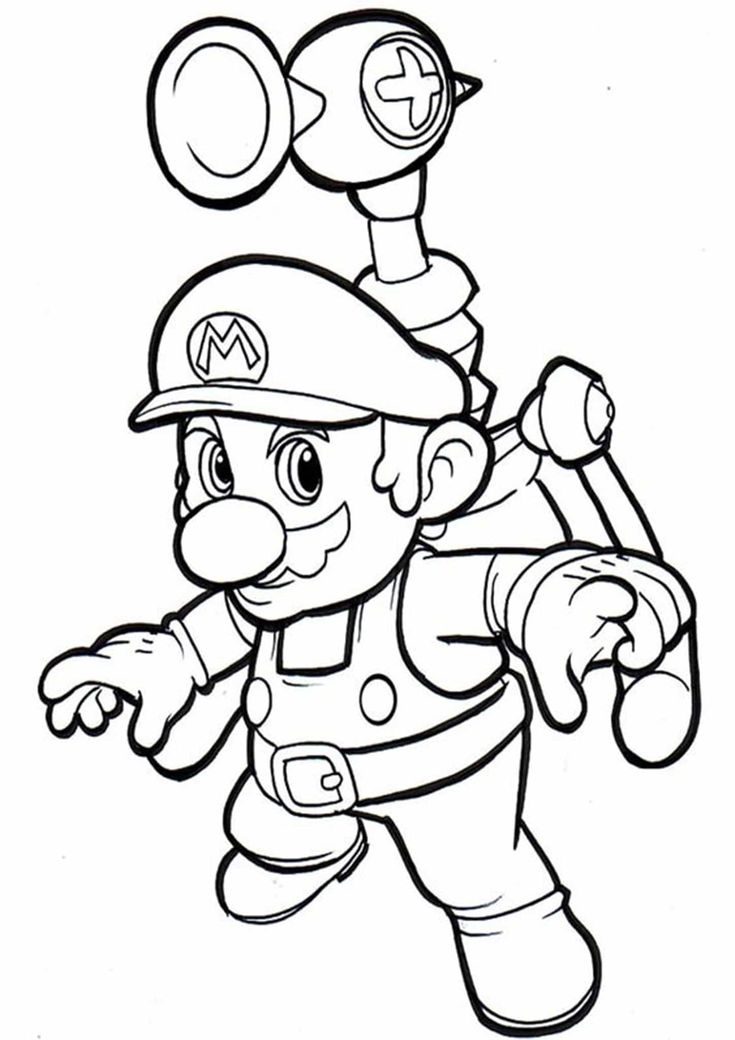 Free easy to print mario coloring page super mario coloring pages mario coloring pages super coloring pages