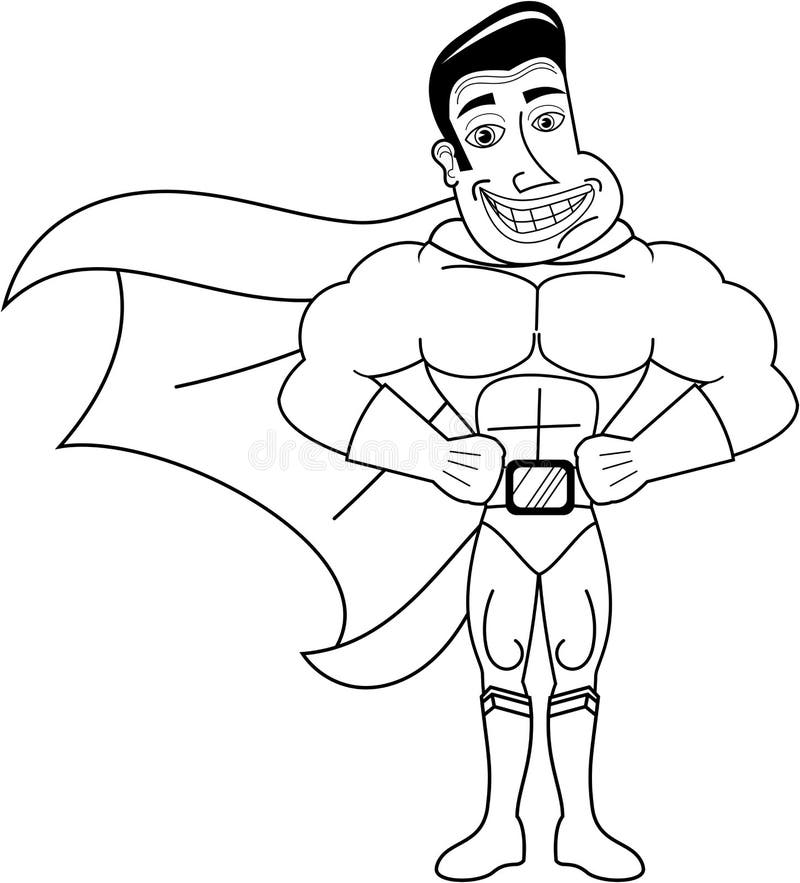 Super hero coloring book stock illustrations â super hero coloring book stock illustrations vectors clipart
