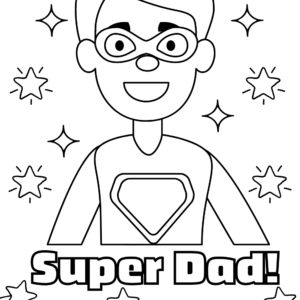 Fathers day coloring pages printable for free download
