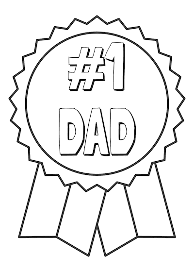 Happy fathers day coloring pages for kids