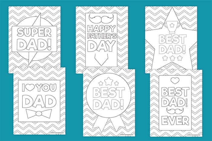 Dad coloring pages
