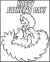 Print super dad coloring page