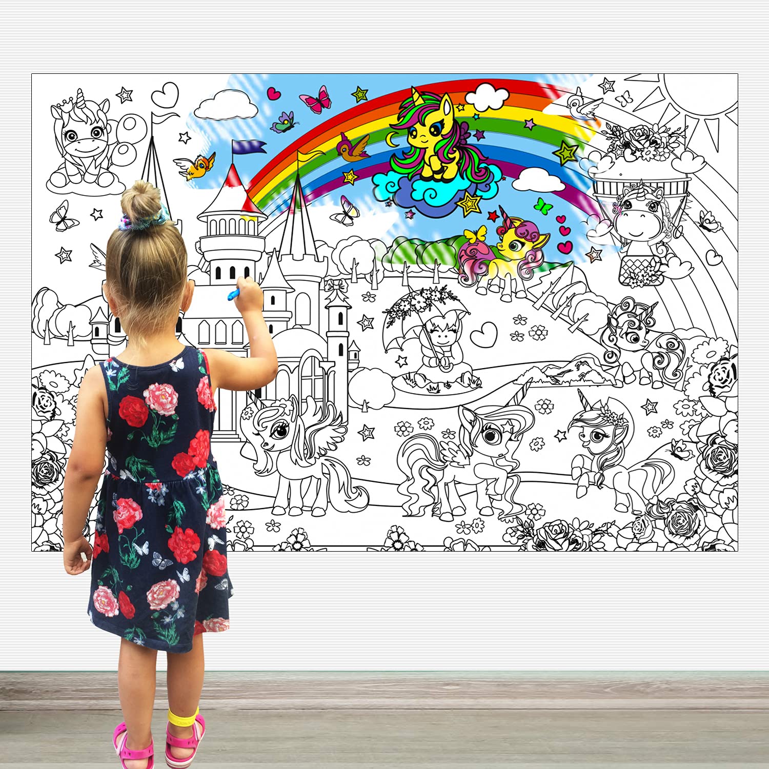 Alex art large coloring poster