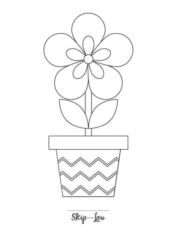 Printable easy coloring pages skip to my lou