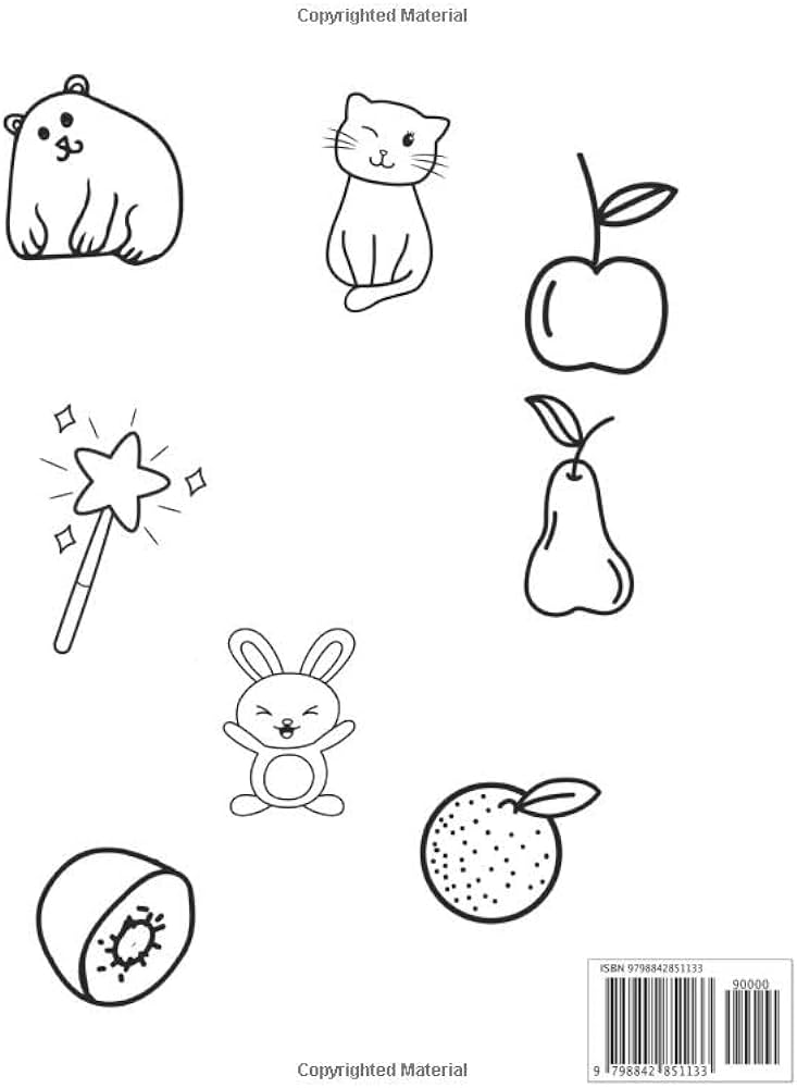 Super easy extra big toddler coloring book volume pages drawings to color simple pictures easy to color ages