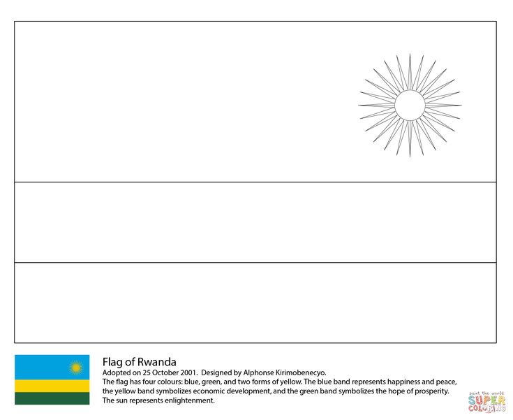 Flag of rwanda coloring page free printable coloring pages flag coloring pages coloring pages flag