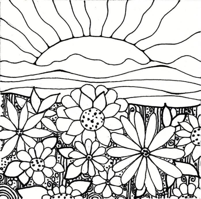 Print flower garden coloring pages printable or download flower garden coloring pages printable â frâ flower coloring pages garden coloring pages coloring pages