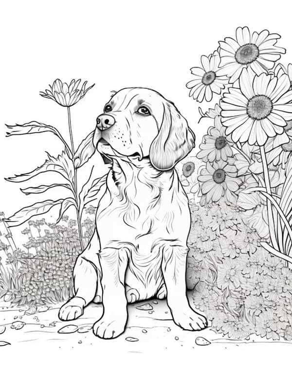 Stunning flower coloring pages for kids and adults