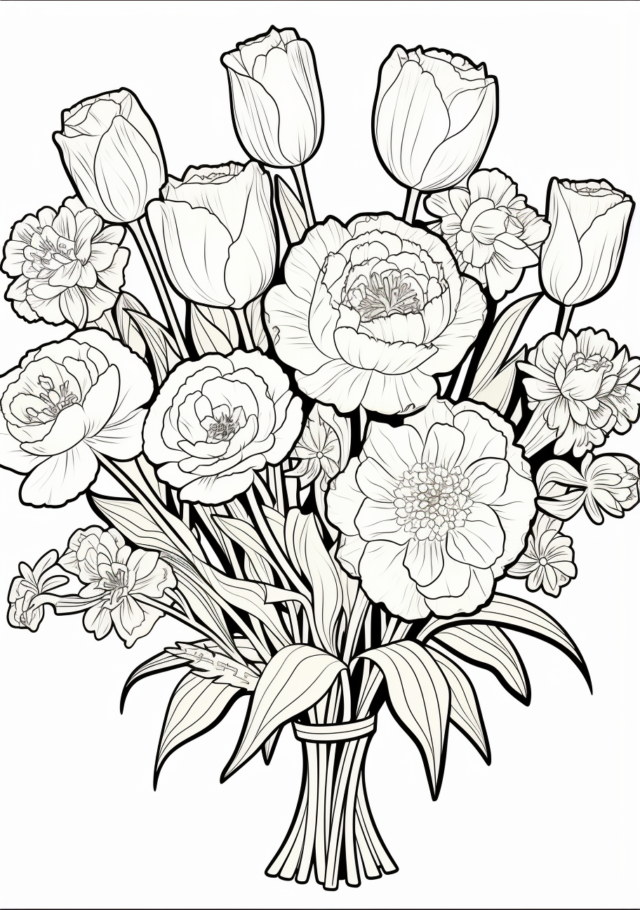 Whimsical garden dreamy florals