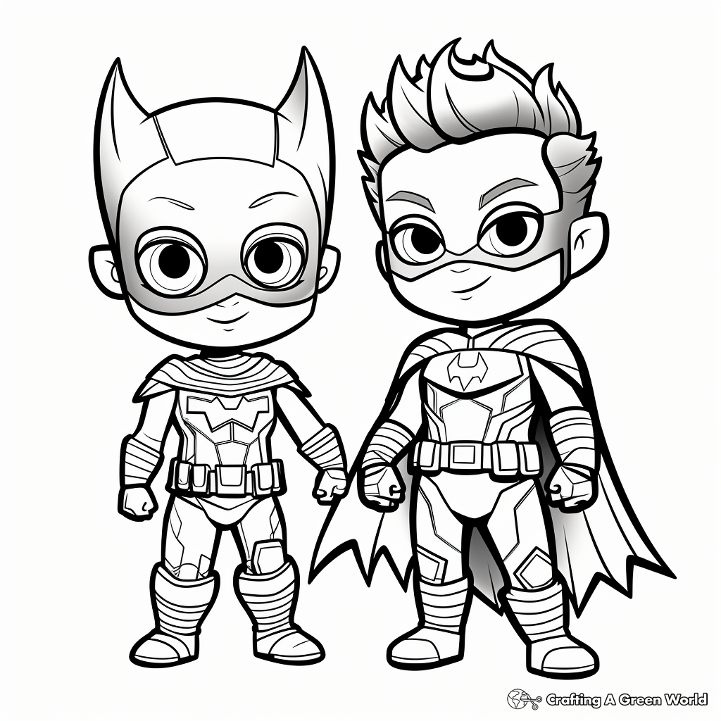 Pj masks coloring pages